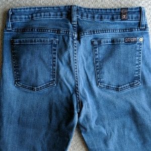 7 for all Mankind dark skinny jeans